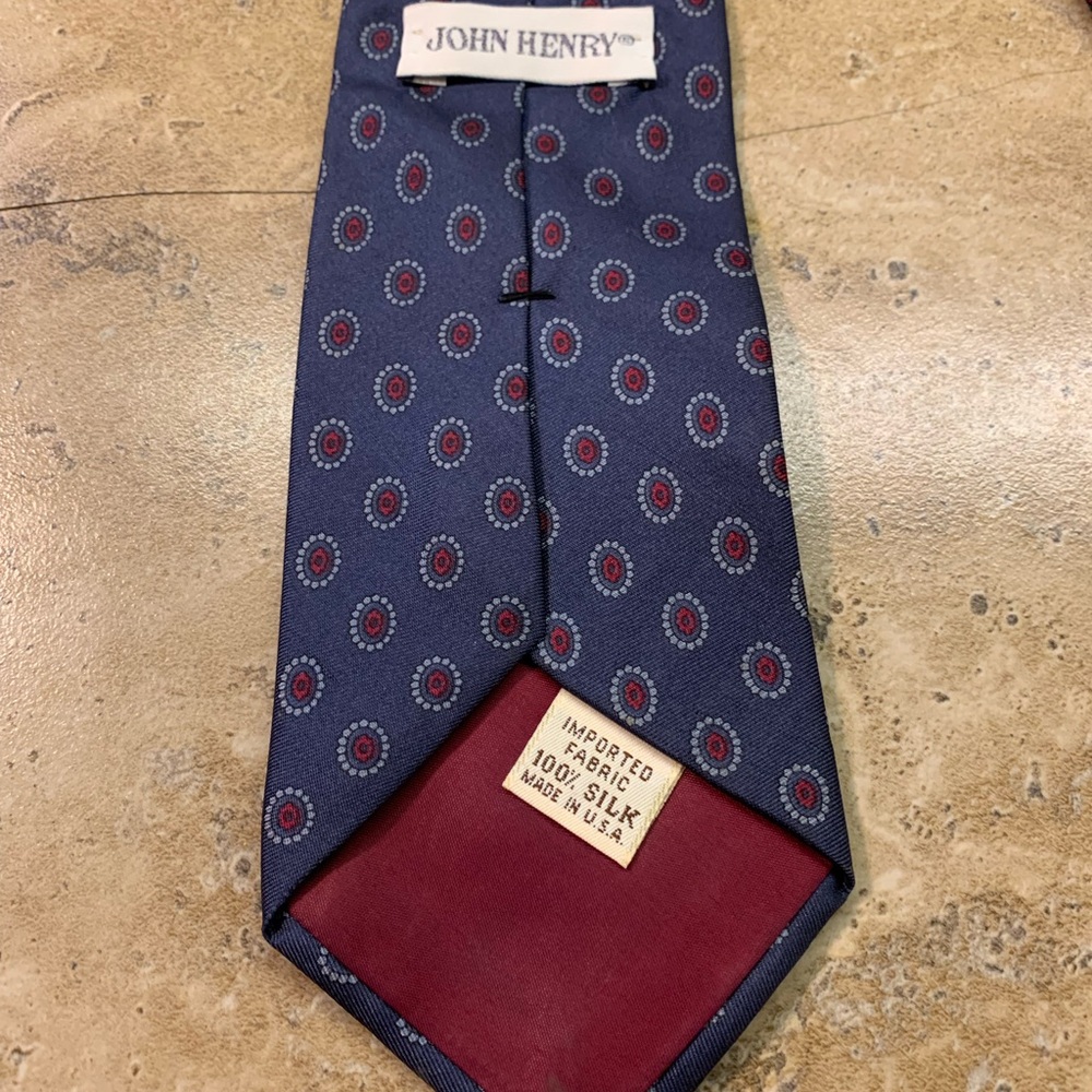 John Henry Vintage Silk Tie